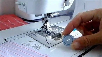 Button sewing Button sewing